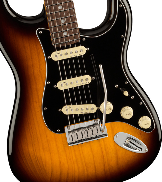 Fender American Ultra Luxe Stratocaster RW (two-tone sunburst)