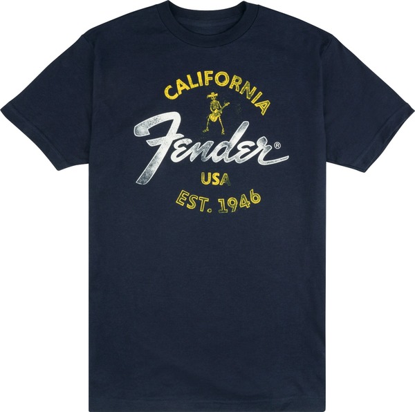 Fender Baja Blue T-Shirt (blue, large)