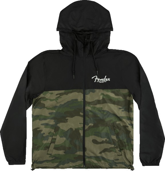 Fender Camo and Black Windbreaker L (black)