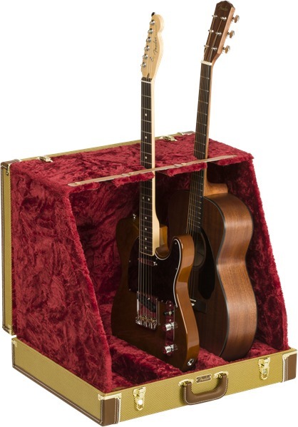 Classic Series Case Stand - 3 Guitar (tweed)