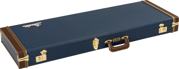 Fender Classic Series Wood Case - Strat/Tele (navy blue)