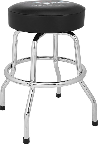 Fender Custom Shop Chevron Logo Barstool 24' (black/chrome)