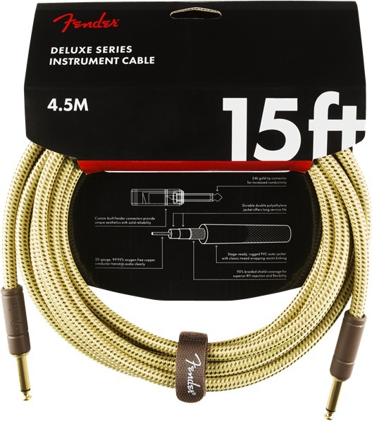 Deluxe Tweed Instrument Cable (4.5m tweed)