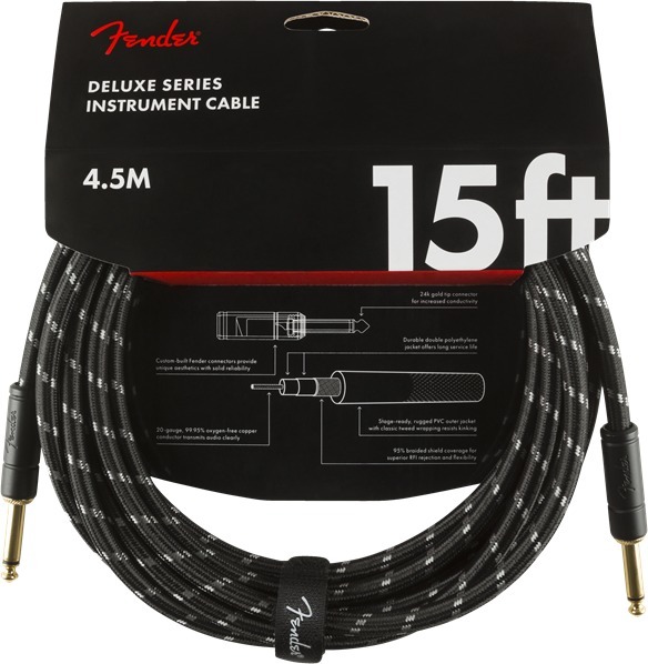 Deluxe Tweed Instrument Cable (4.5m tweed)