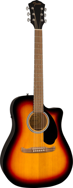 Fender FA-125CE MKII WN Dreadnought Acoustic (sunburst)
