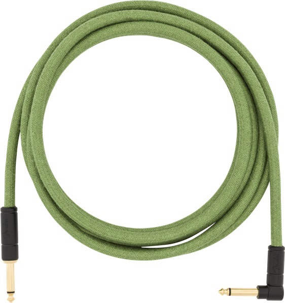 Fender Festival Instrument Cable (3m angled pure hemp green)