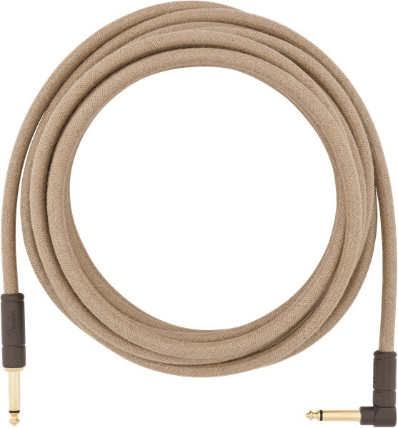 Fender Festival Instrument Cable (5.5m angled pure hemp natural)