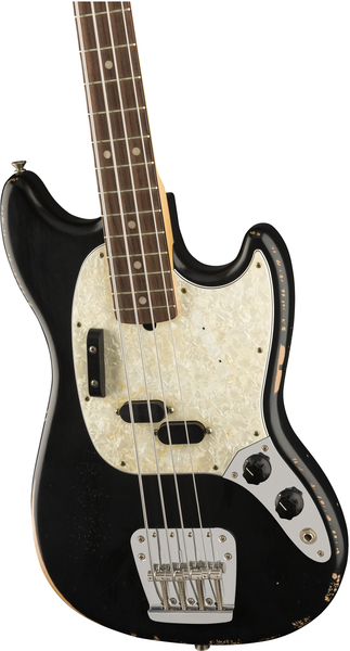 Fender JMJ Road Worn Mustang Bass RW (black)