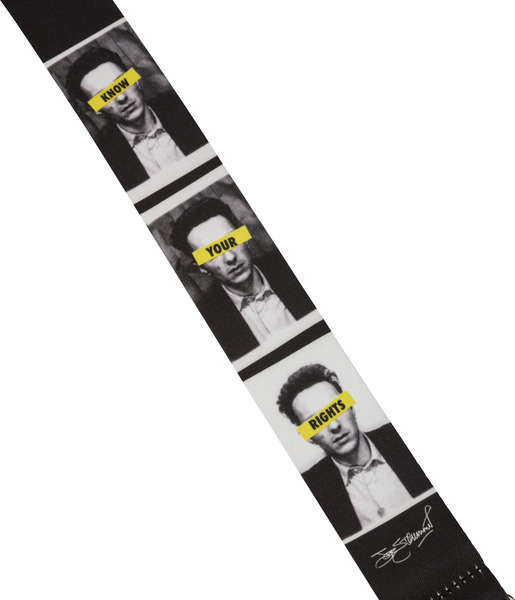 Fender Joe Strummer Know Your Rights Strap (black/yellow/brown)