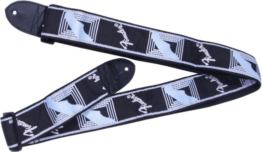 Fender Monogrammed Strap (black/grey/blue)