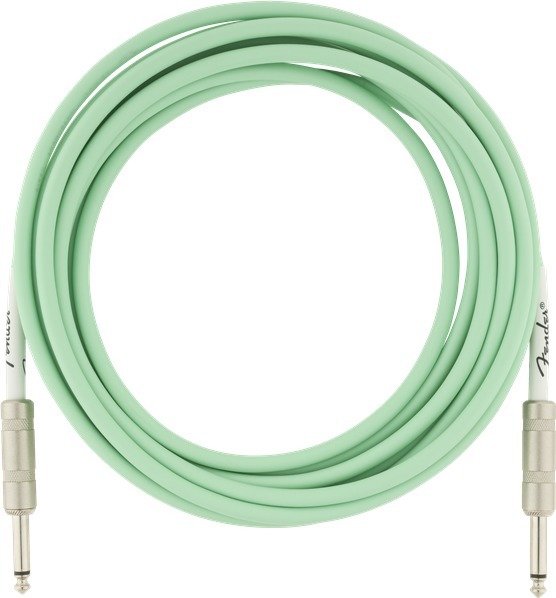 Fender Original Instrument cable (15ft, 4.5m, surf green)