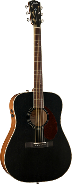 Fender PM-1E Dreadnought Mahogany (black top)