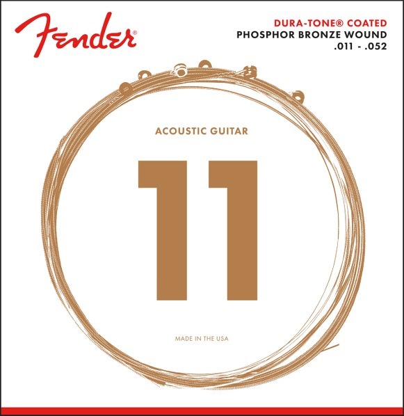 Phosphor Bronze Dura-Tone Coated 860CL (custom light .011-.052)