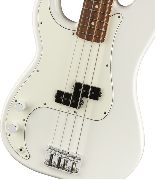 Fender Player Precision Bass Left-Hand PF (polar white)