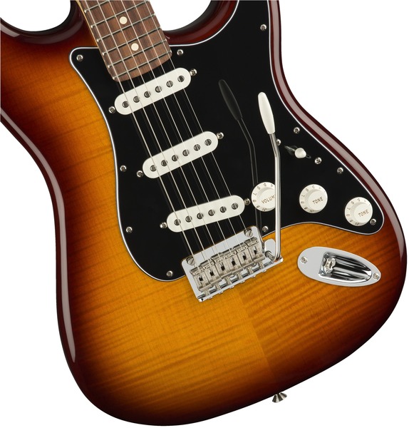 ギター Player Stratocaster Plus Top PF TBS Fender フェンダー Player Stratocaster Plus Top（ Tobacco