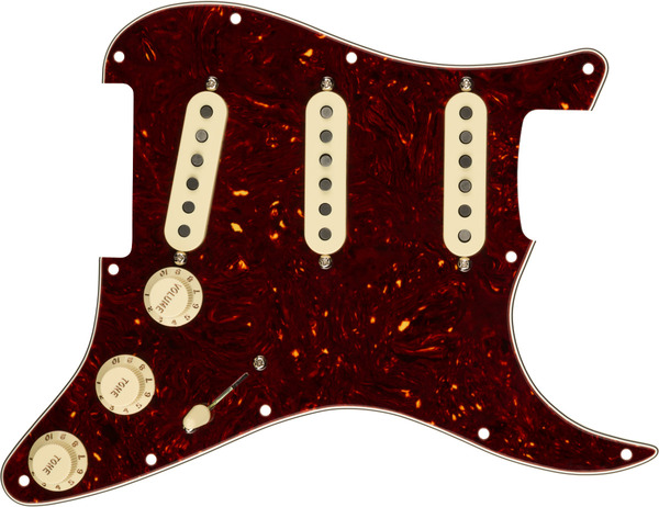 Pre-Wired Strat Pickguard SSS Custom 69 (tortoise shell)