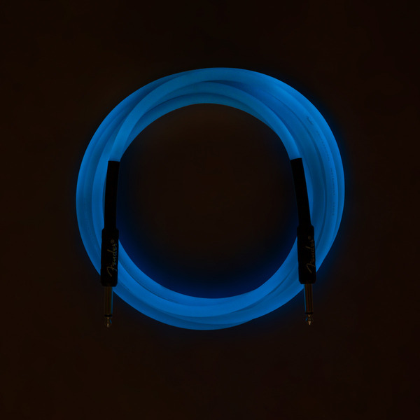 Fender Pro Glow In The Dark Cable (3m blue)