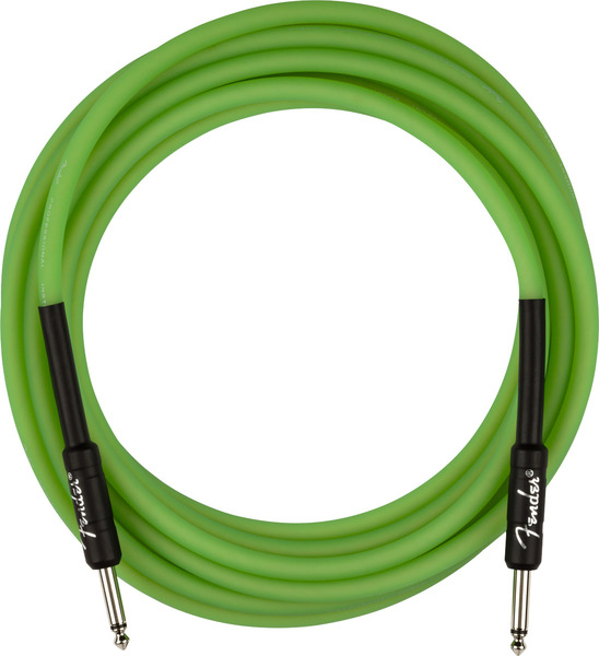 Fender Pro Glow In The Dark Cable (5.5m green)