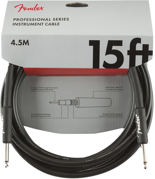 Professional Instrument Cable (15'/4.5m; straight-straight)