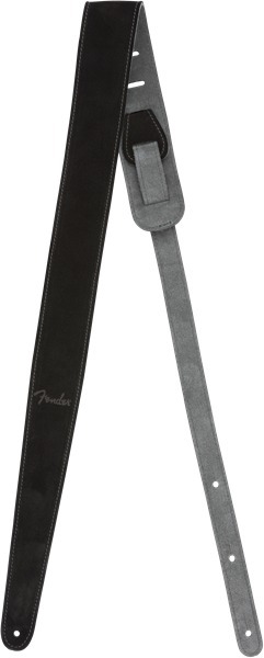 Fender Reversible Suede Strap 2' (black/gray)