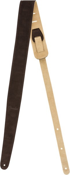 Fender Reversible Suede Strap 2' (brown/tan)