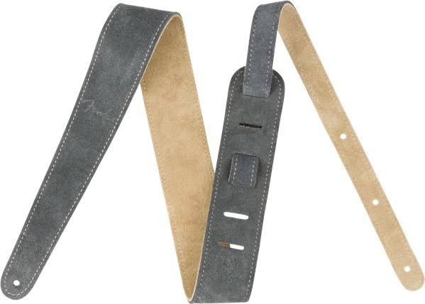 Reversible Suede Strap 2" (gray/tan)