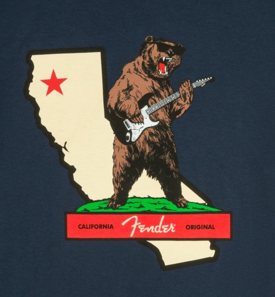 Fender Rocks Cali T-Shirt S (navy, small)