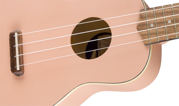 Fender Venice Soprano Uke (shell pink)