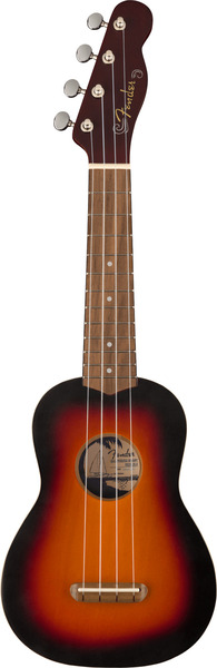 Venice Soprano Ukulele (2 color sunburst)