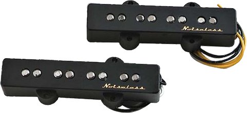 Fender vintage noiseless jazz bass pickups discount