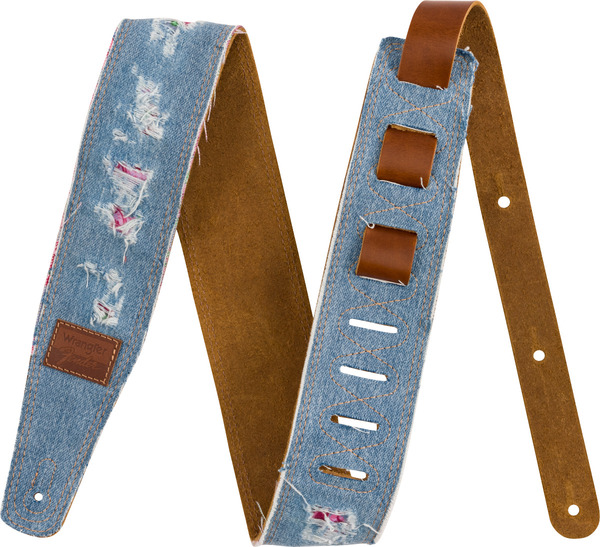 x Wrangler Ripped Denim Strap (indigo)