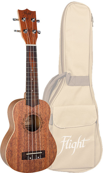 Flight DUS321 Mahogany Soprano Ukulele