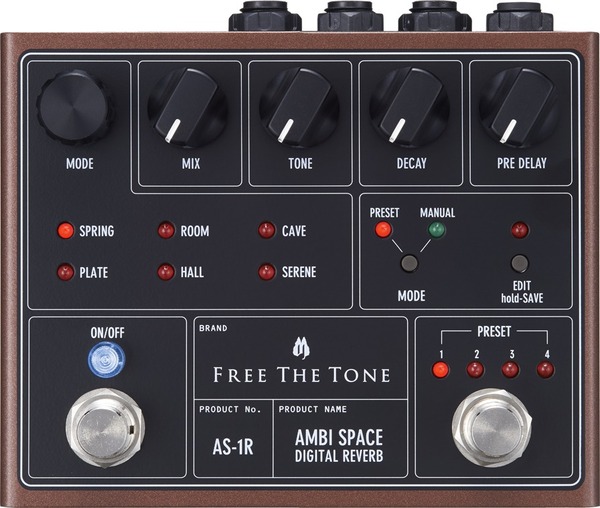Free The Tone Ambi Space Reverb AS-1R