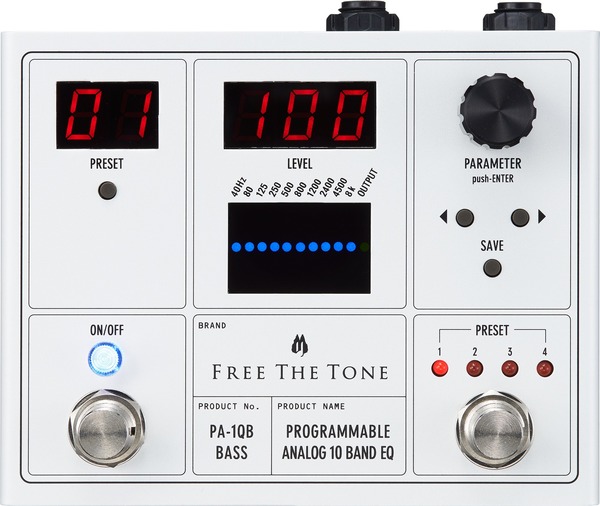 PA-1QB Programmable Analog 10 Band EQ (bass)