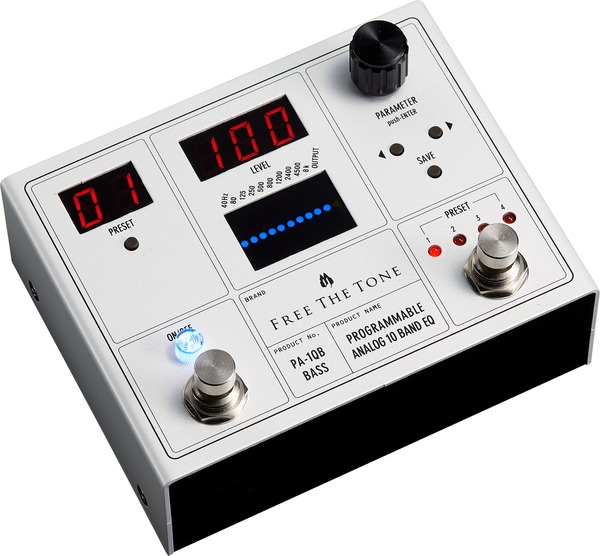 Free The Tone PA-1QB Programmable Analog 10 Band EQ (bass) | MusiX