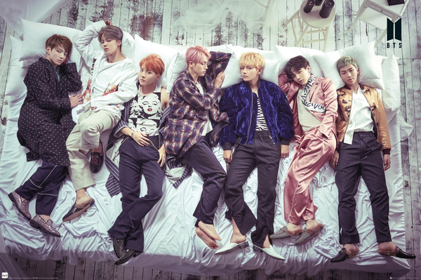 GB eye BTS Group Bed Maxi Poster (61x91.5cm)
