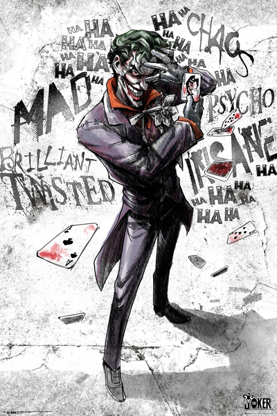 GB eye DC Comics Joker Type Maxi Poster (61x91.5cm)