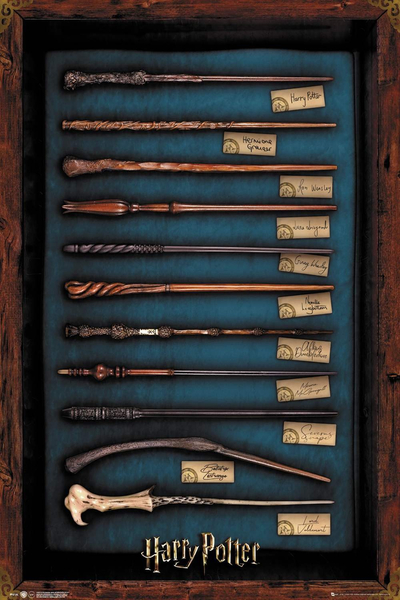 GB eye Harry Potter Wands Maxi Poster (61x91.5cm)