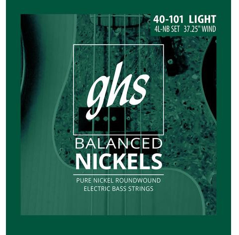 GHS Balanced Nickels - Light Bass String Set (.040-.101)