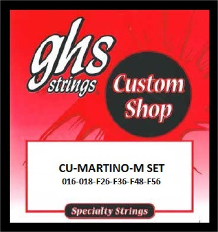 GHS Pat Martino Signature Flatwounds / Custom Shop (medium / .016 - .056)