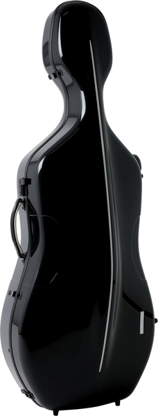 Gewa Air Cello Case (black exterior / bordeaux interior)