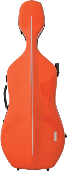 Gewa Air Cello Case (orange exterior / black interior)