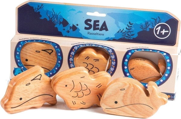 Campanilla Percussion Set Animal shakers / Ocean Set (3-parts)