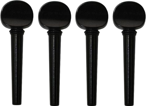 Ebony 1/4 Violin Pegs (medium)