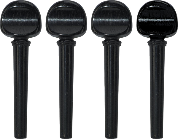 Ebony 3/4 Violin Pegs (strong)