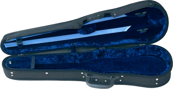Gewa Liuteria Concerto Shaped Violin Case (1/2, black/blue)