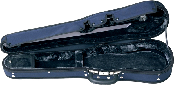 Maestro 4/4 Shaped Violin Case (blue/grey)