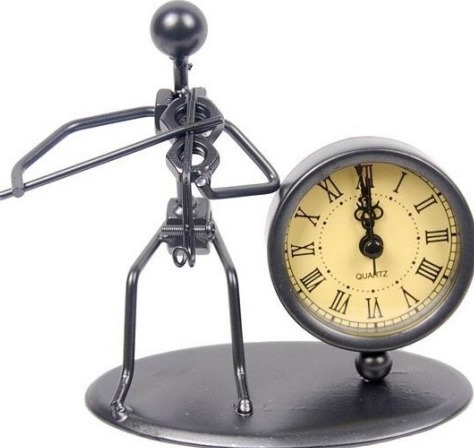 Sculpture with Clock / for desk (violin)