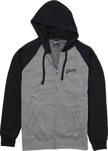 Full-Zip Hoodie M (black/grey)