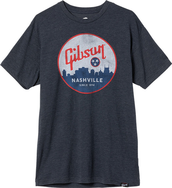 Gibson Nashville Men's T-shirt (navy, size M)